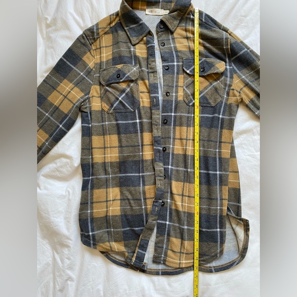 Millibon Oversized Plaid Flannel Shirt size S - Picture 5 of 7